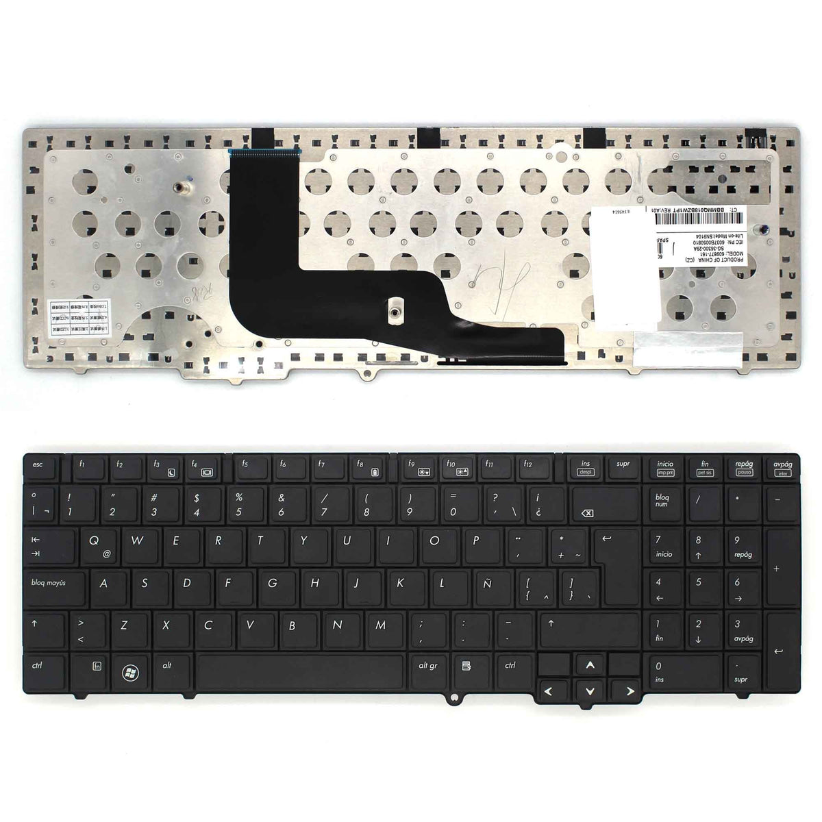 Teclado Para Portátil Hp Probook 6550B 6545B 6540B Latino