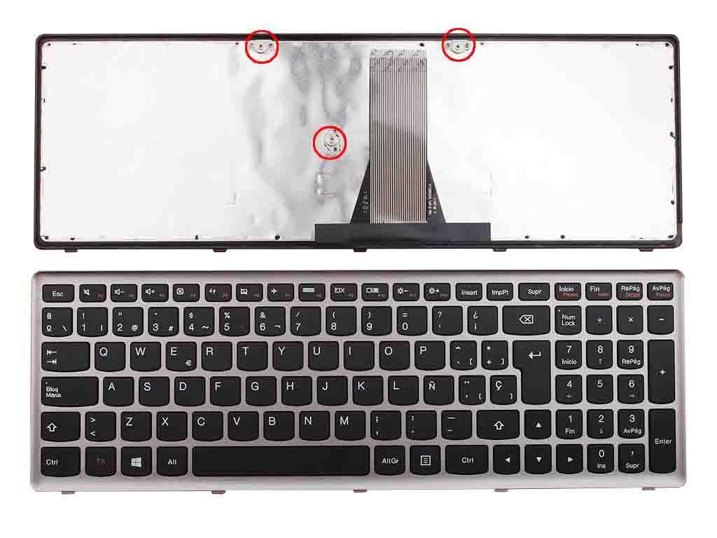 Teclado Para Portátil Lenovo G505S G500C G500S S500 Gris