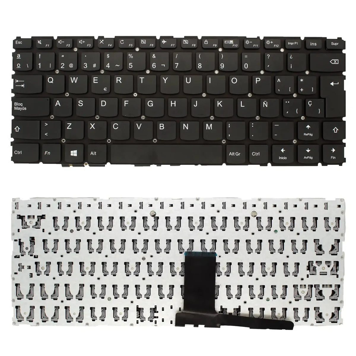 Teclado Para Portátil Lenovo Ideapad 310-14 Negro