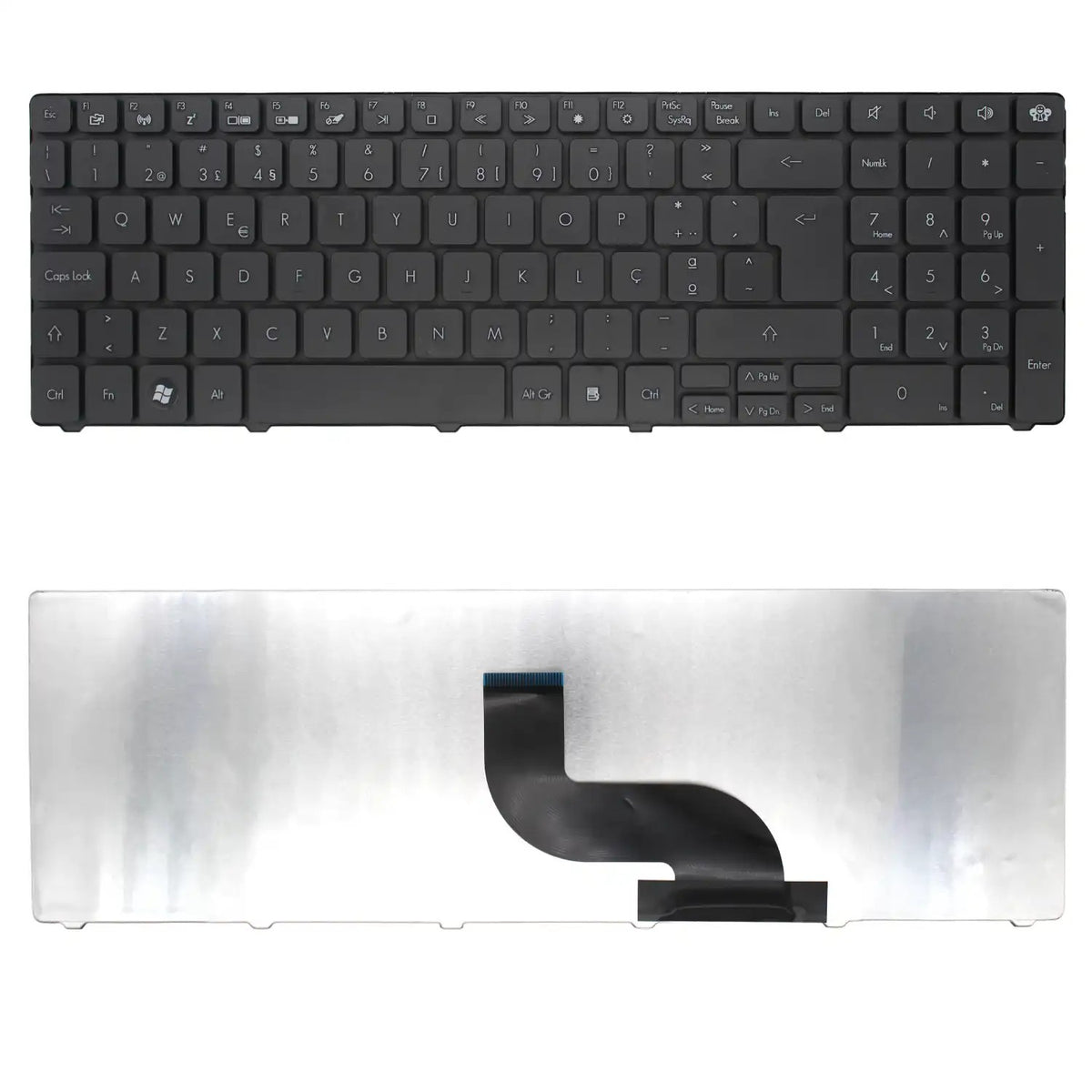 Teclado Para Portátil Packard Bell Easynote Te69Kb Te69Kb-1145 Mp-09G36E0-442W En Portugues