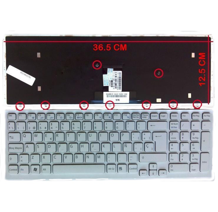 Teclado Para Portátil Sony Vaio Vpc-Eb3J0E 148793011 550102M04