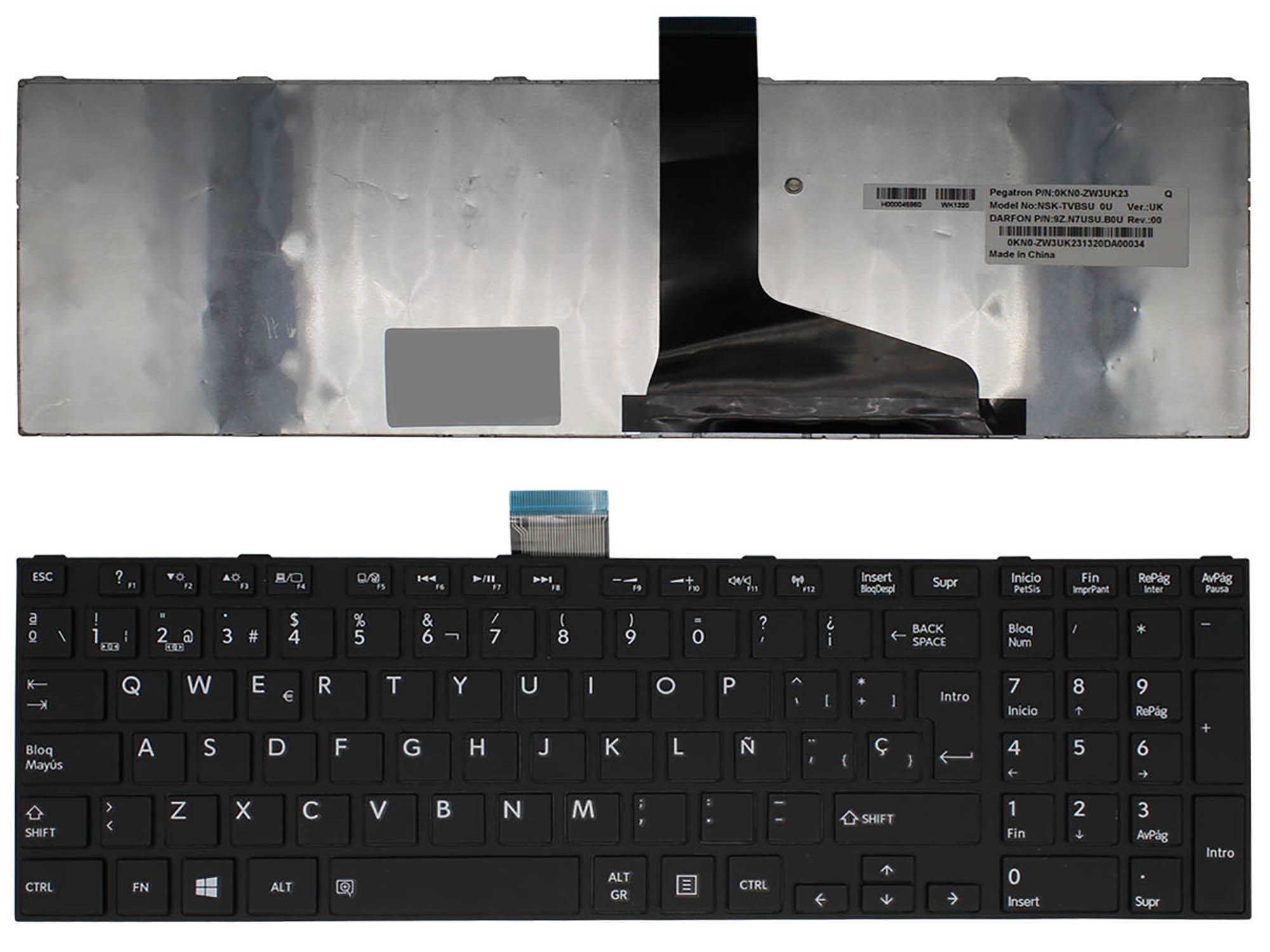 Teclado Para Portátil Toshiba Satellite L850