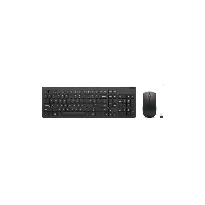 Teclado Ratón Incluido Ingles Lenovo 4x31n50746 Rf Inalámbrico Qwerty Inglés De Ee. Uu. Negro