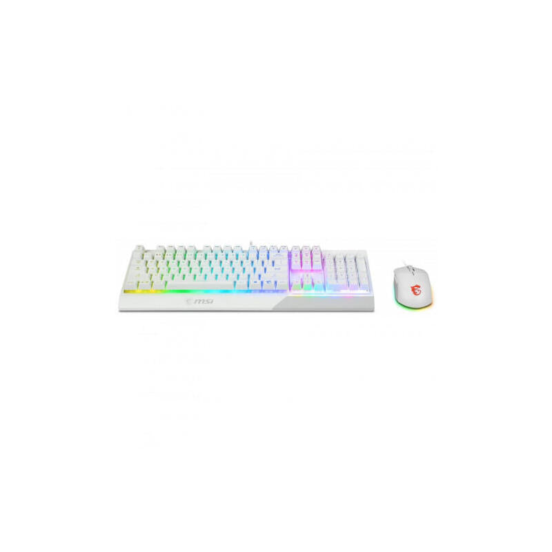 Teclado + Raton Msi Vigor Gk30 Combo White Es