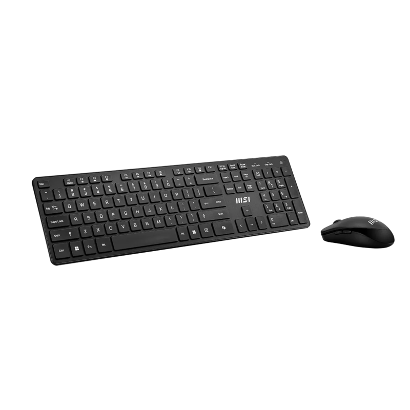 Teclado + Raton Wireless Combo Copilot Pro Black Msi