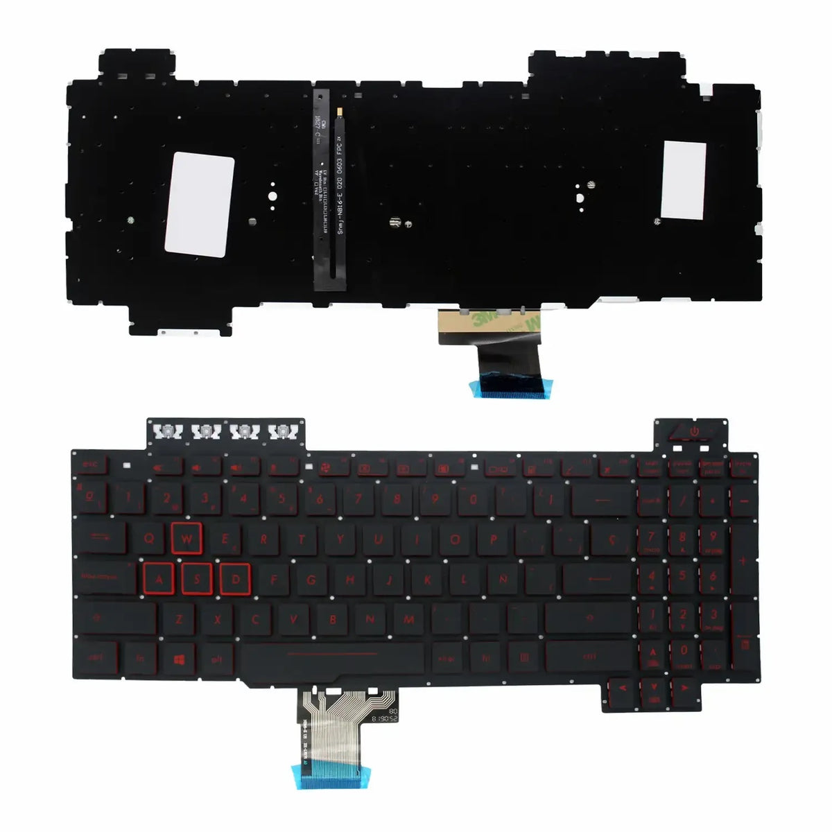 Teclado Para Portátil Asus Fx505 Fx504 Fx705 Fx80 Retroiluminado Negro