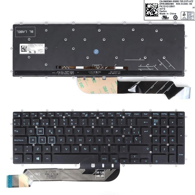 Teclado Retroiluminado Para Portátil Dell 7566 14 0037a Wx01 K31 Pk131q12b01 0m9dmk