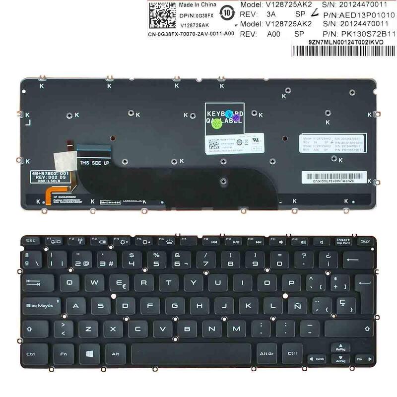 Teclado Retroiluminado Para Portátil Dell
Modelos: Xps 13 L321x
P/N: 0x52tt, V128725ak2, Aed13p01010, 20124470015, Pk130s72b11