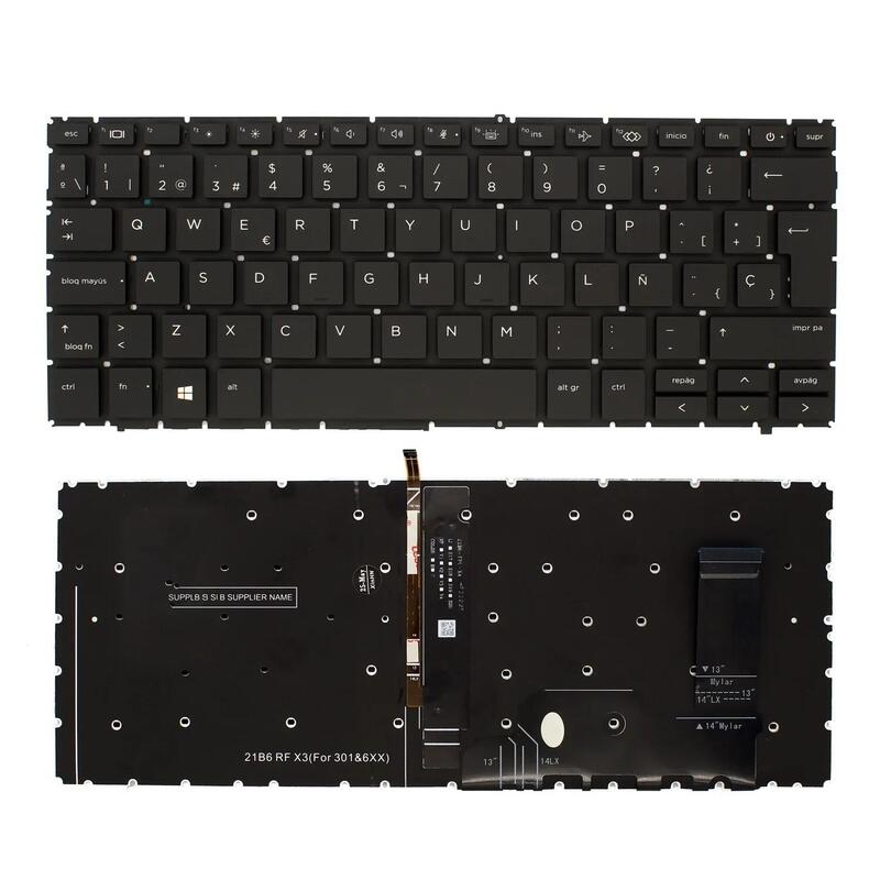 Teclado Retroiluminado Para Portátil Hp Elitebook 830 G9 840 G9 Negro