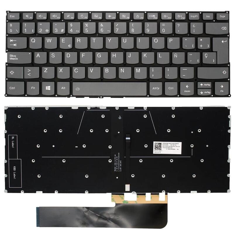 Teclado Retroiluminado Para Portátil Lenovo Flex 5 14iil05 5 14itl05 5 14alc05 5 14are05