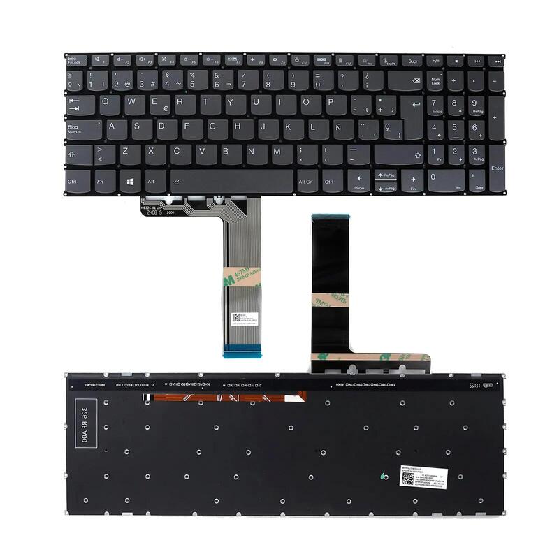 Teclado Retroiluminado Para Portátil Lenovo Ideapad V15 G2 Itl Series