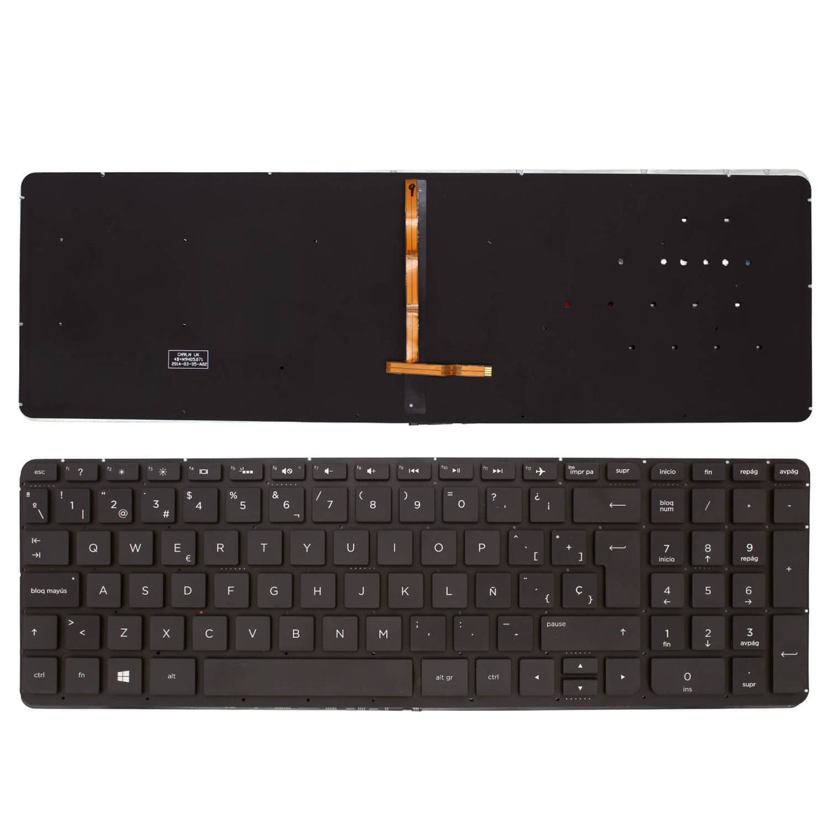 Teclado Retroiluminado Para Portátil Hp Pavilion17-F003Ns (G7Y67Ea)