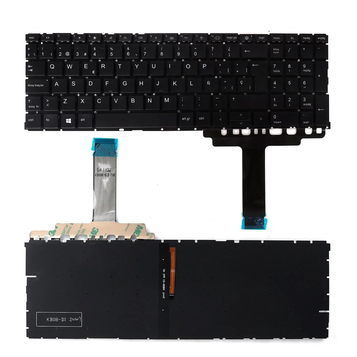 Teclado Retroiluminado Para Portátil Hp Zbook Power G7 15 G8 15 G9 15"