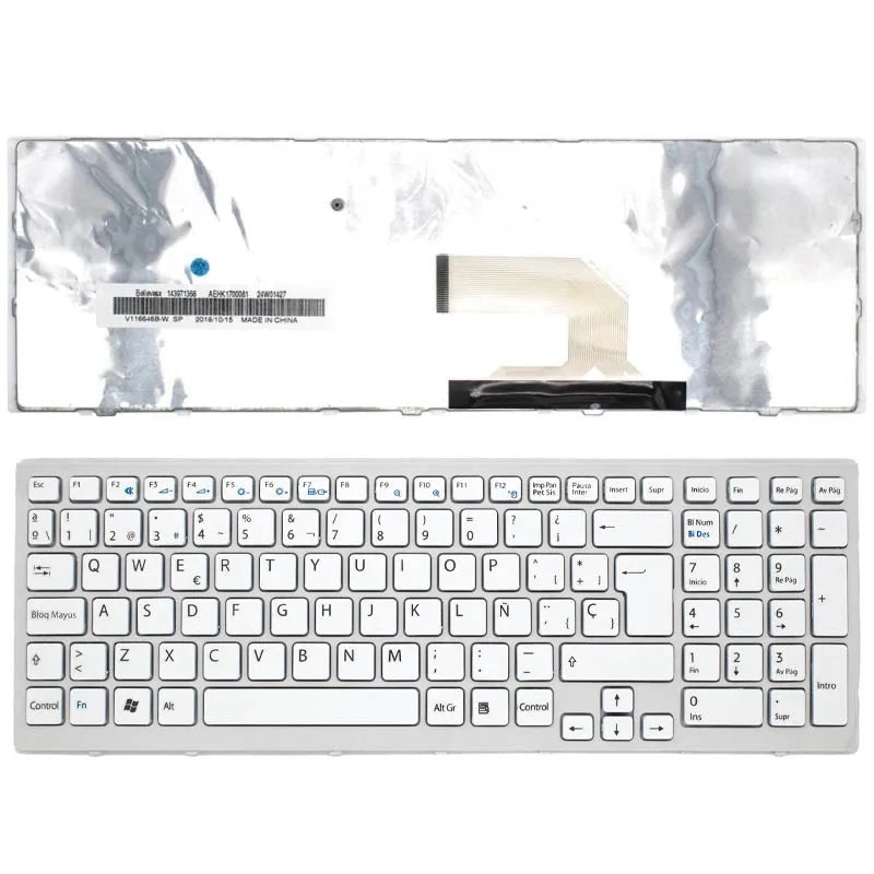 Teclado Para Portátil Sony Vaio Vpc-Eh3E0E Vpc-Eh3J1E Vpc-Eh3Q1E Vpc-Eh3C0E