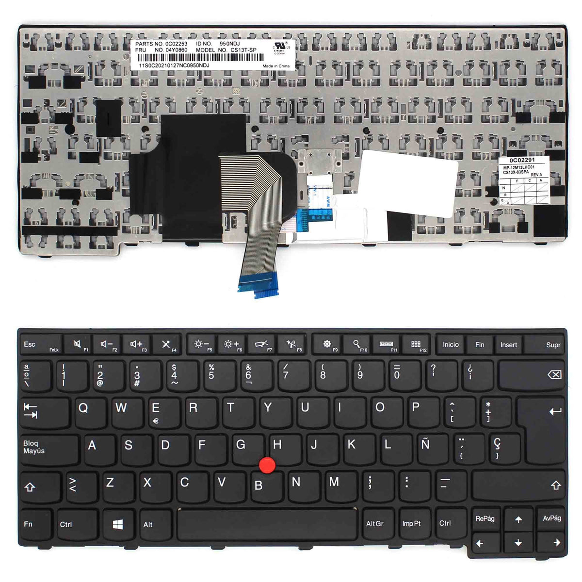 Teclado Para Portátil Lenovo Thinkpad T431S T440 T440P T440S L440 0C02263