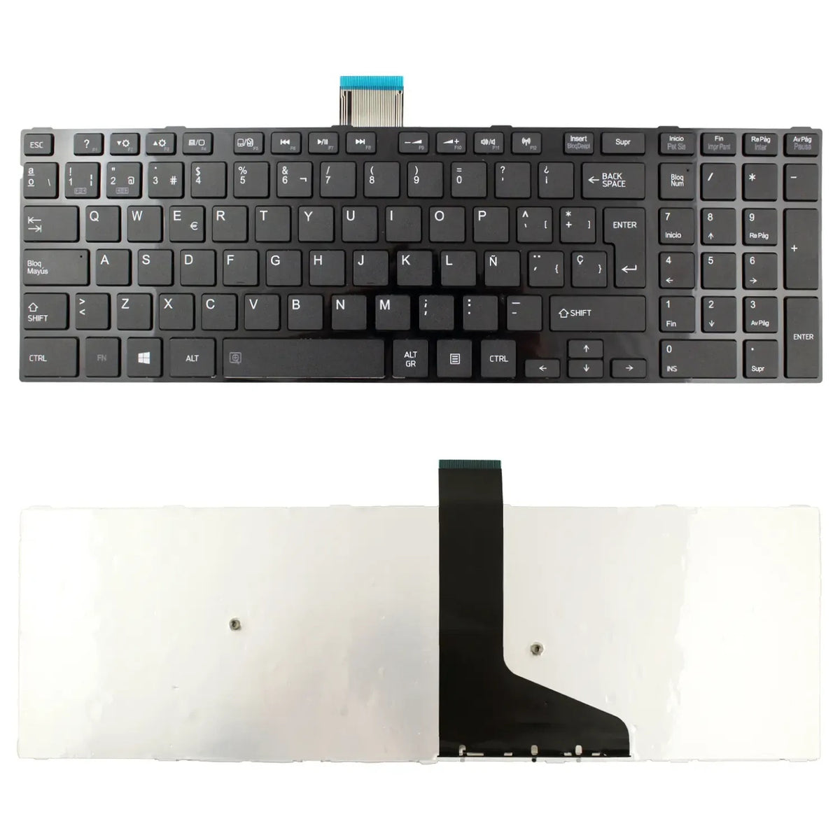 Teclado Para Portátil Toshiba Satellite S50-A S50D-A S50Dt-A S50T-A S55-A Negro