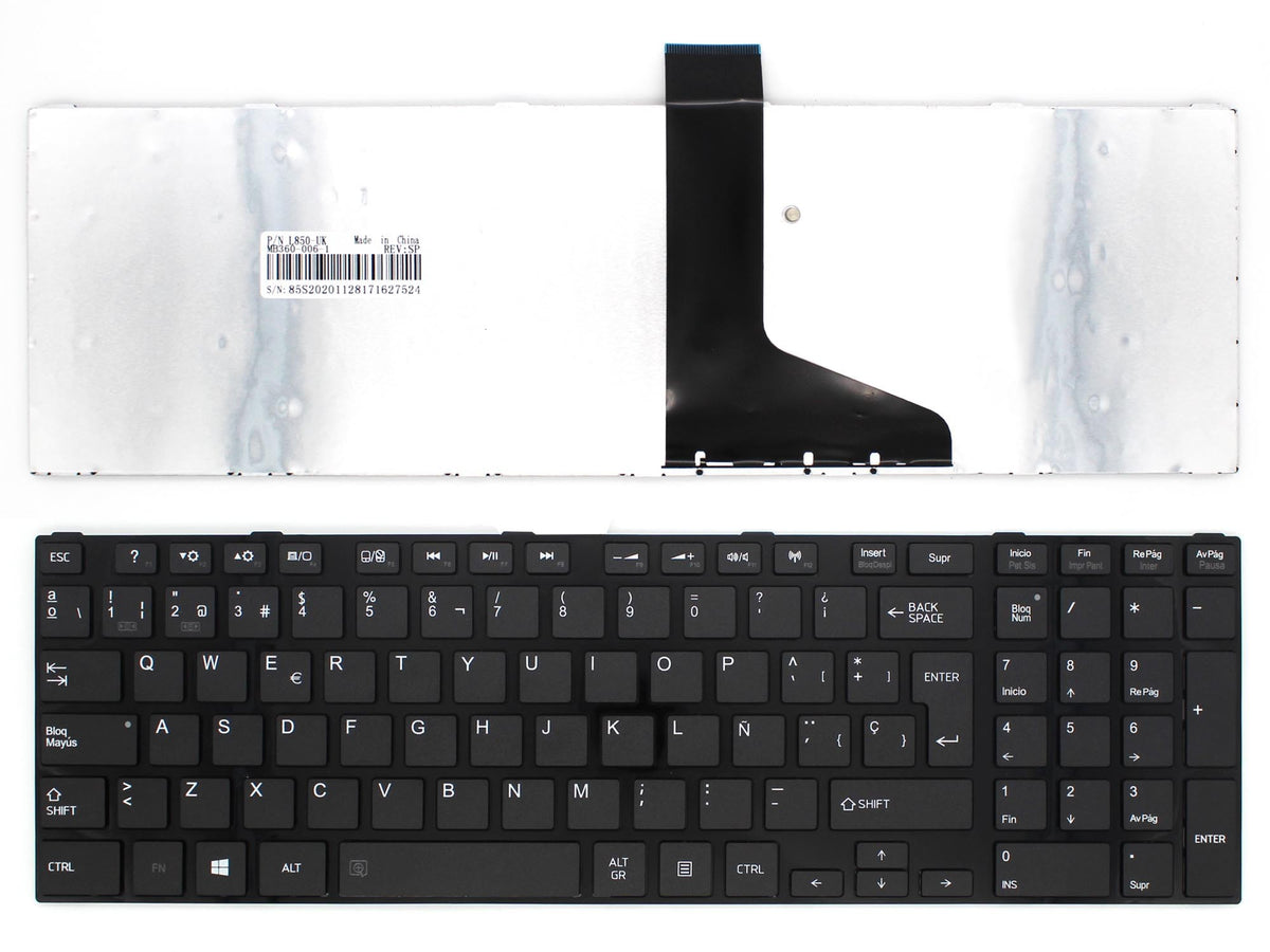 Teclado Para Portátil Toshiba Satellite L850 C850 H000045470 Nsk-Tvasu