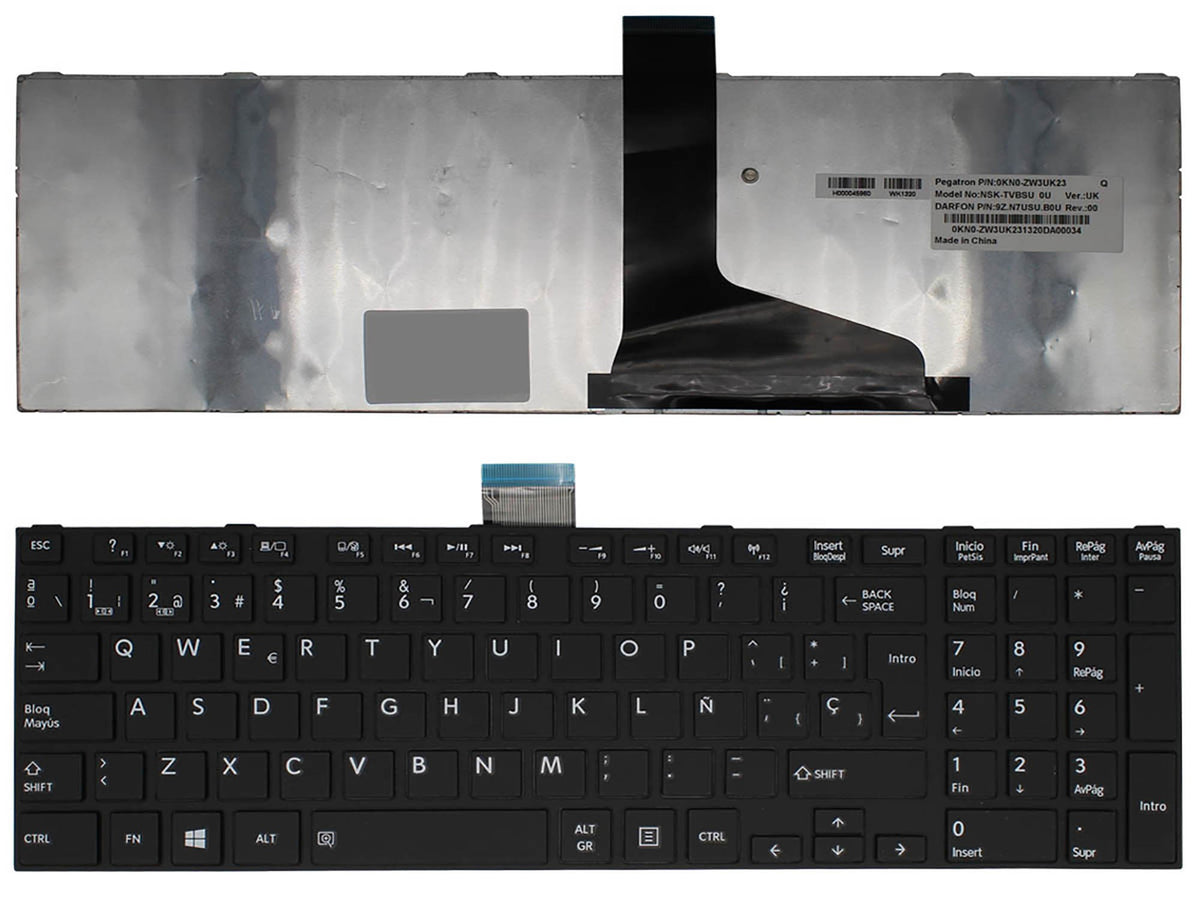 Teclado Para Portátil Toshiba Satellite L855-11K