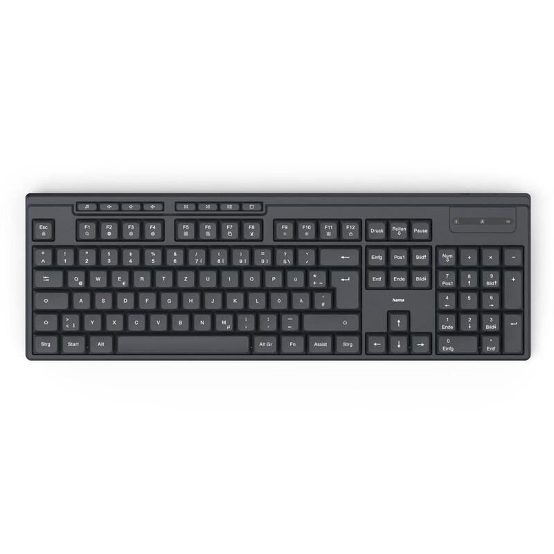 Teclado Wk-200 Inalámbrica Negra
