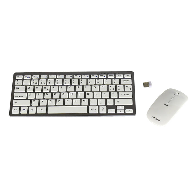 Teclado Y Ratón Inalámbricos Tacens Levis Combo V2 Blanco