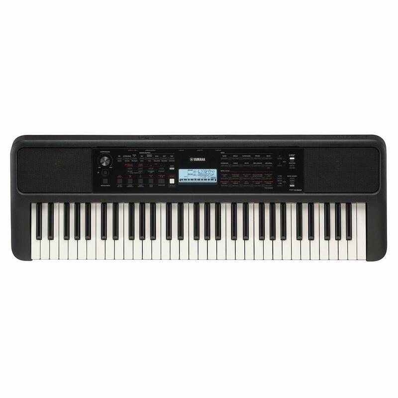 Teclado Yamaha Psr-E383 Midi 61 Llaves Usb Negro