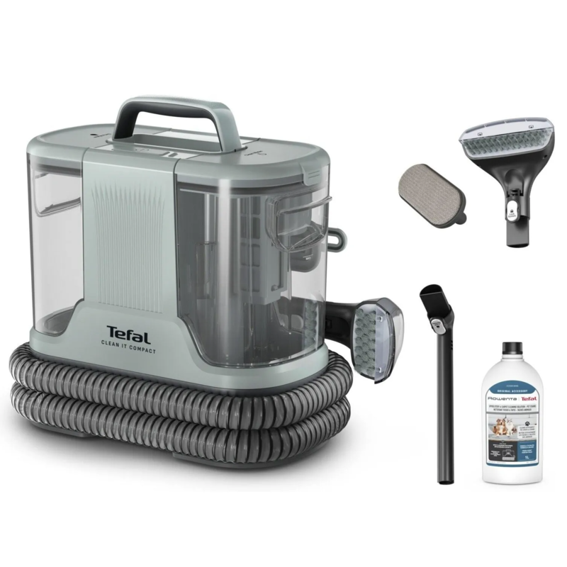 Tefal Iz3020f0 Clean It Limpiador Compacto De Alfombras Y Tapicería