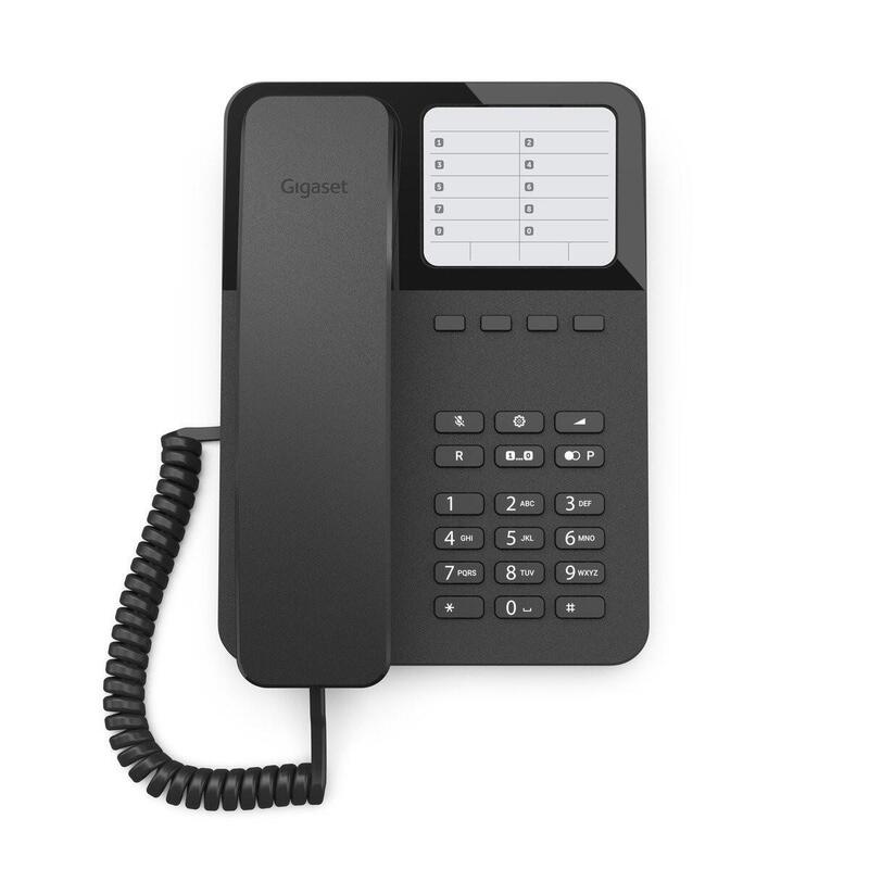 Teléfono Con Cable Desk400 Negro