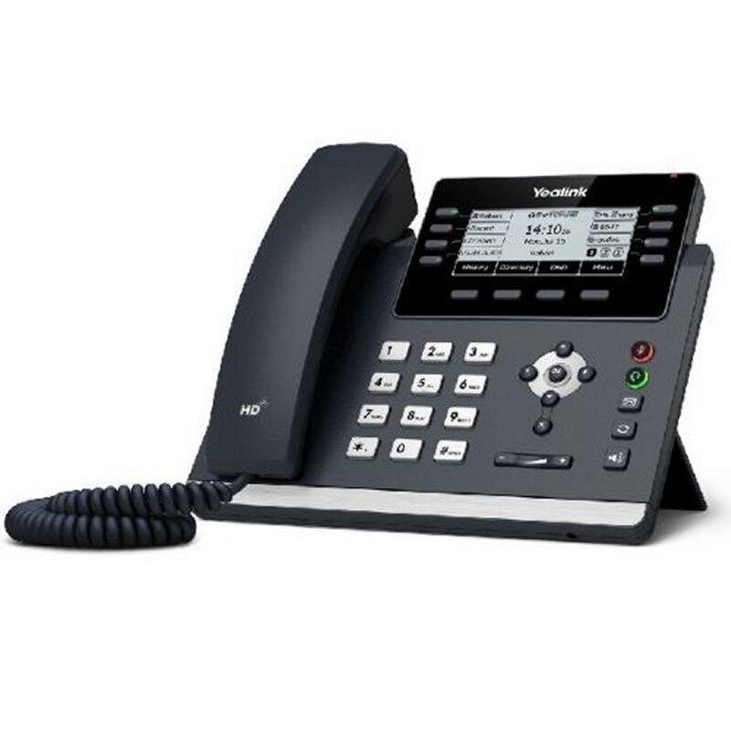Teléfono Ip Yealink Sip-T43u, Gráficos 360x160 De 3,7 ", 2x Rj45 10/100/1000, Poe, 12x Sip, 2x Usb, Sin Adaptador