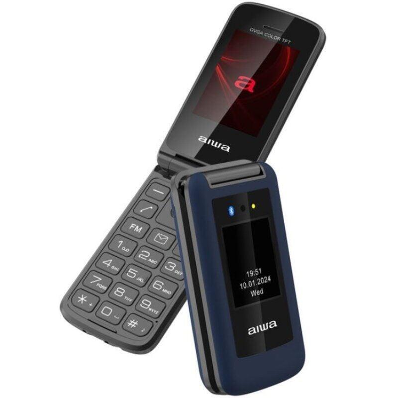 Teléfono Móvil Aiwa Fp-30-2g Bl Para Personas Mayores Azul