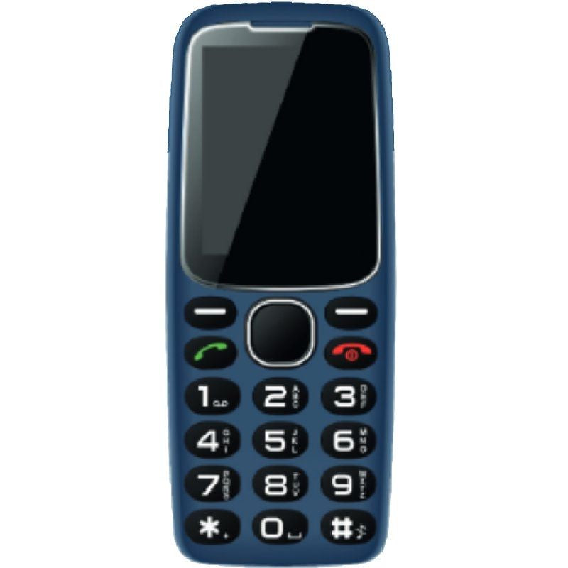 Teléfono Móvil Daewoo Dw8001bl Para Personas Mayores Azul