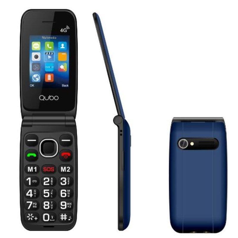 Teléfono Móvil Qubo Neonw-Bl 4g Para Personas Mayores Azul