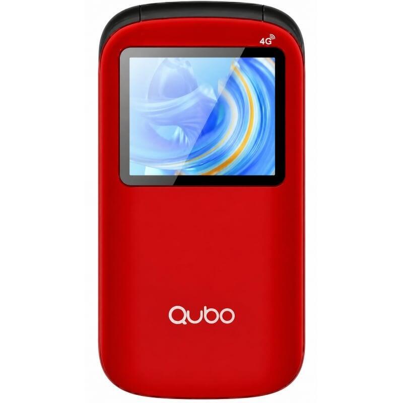 Teléfono Móvil Qubo P-190rd 4g Para Personas Mayores Rojo