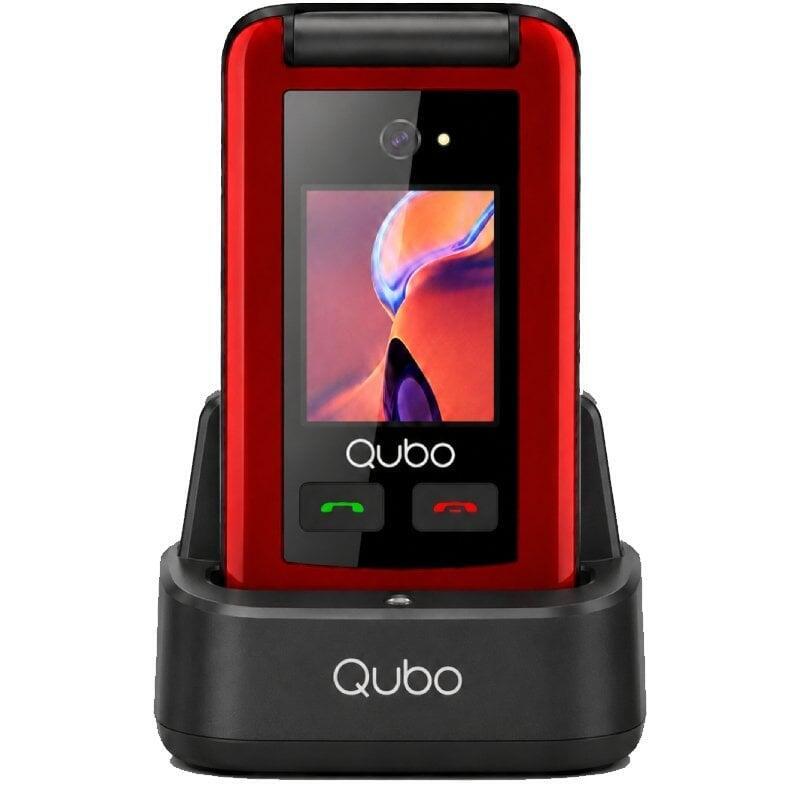 Teléfono Móvil Qubo X-247rdc 4g Para Personas Mayores Rojo