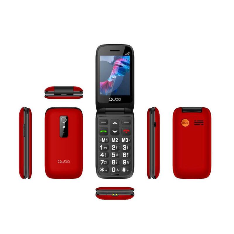 Telefono Qubo P-220rd 2,8 Rojo 4g