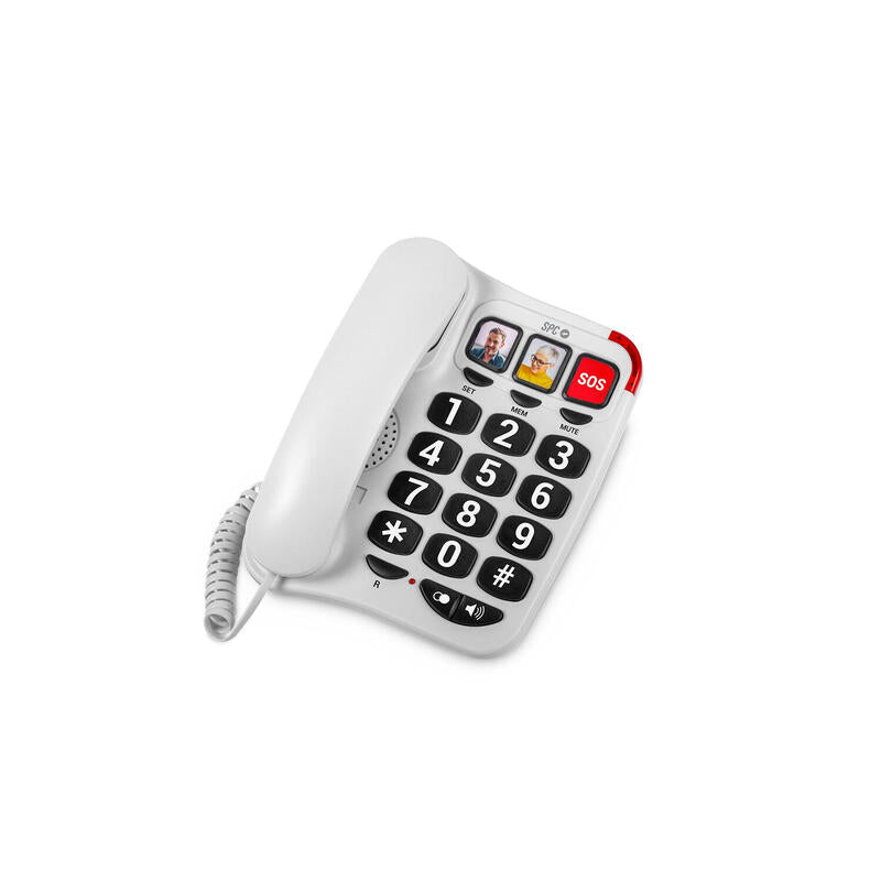 Teléfono Spc Confort Numbers 2 Blanco