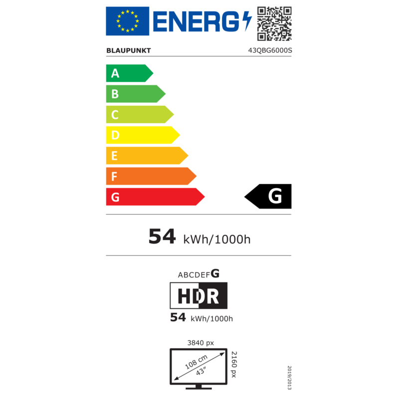 Televisor Blaupunkt 43qbg6000s 43" (108cm) Qled 4k Ultra Hd Google Tv