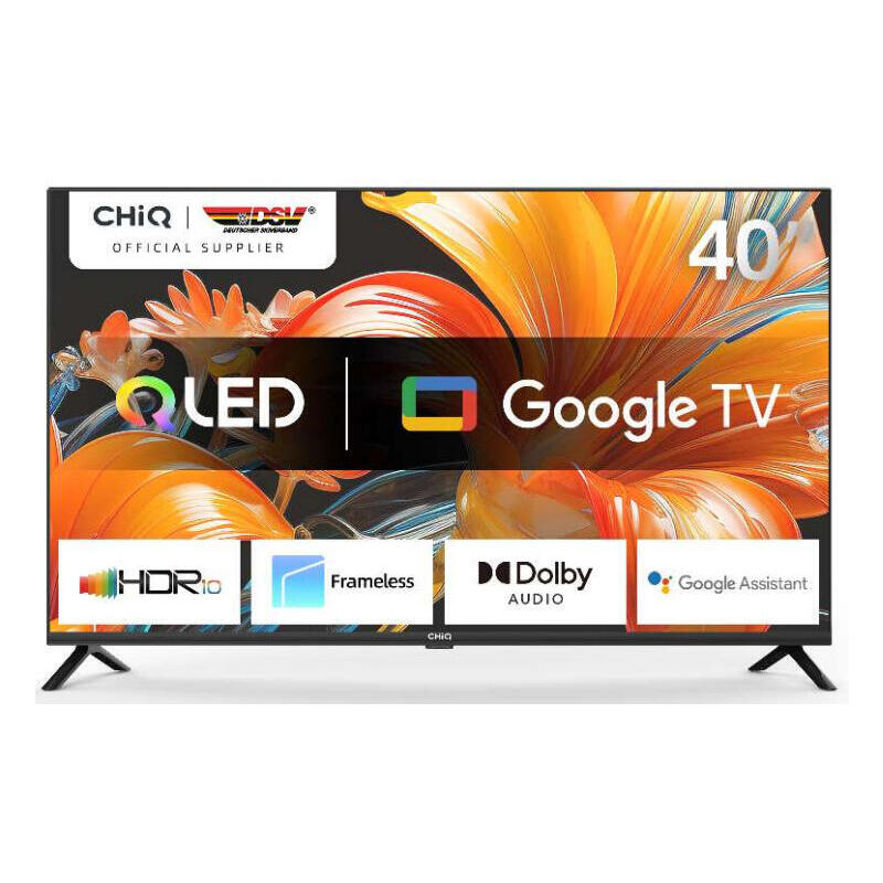 Televisor Chiq 40" Qled L40qg7v Fhd Google Tv Hdmi Usb