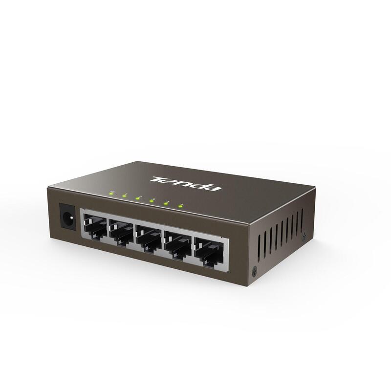 Tenda Teg1005d Network Switch Unmanaged Gigabit Ethernet (10/100/1000) Grey
