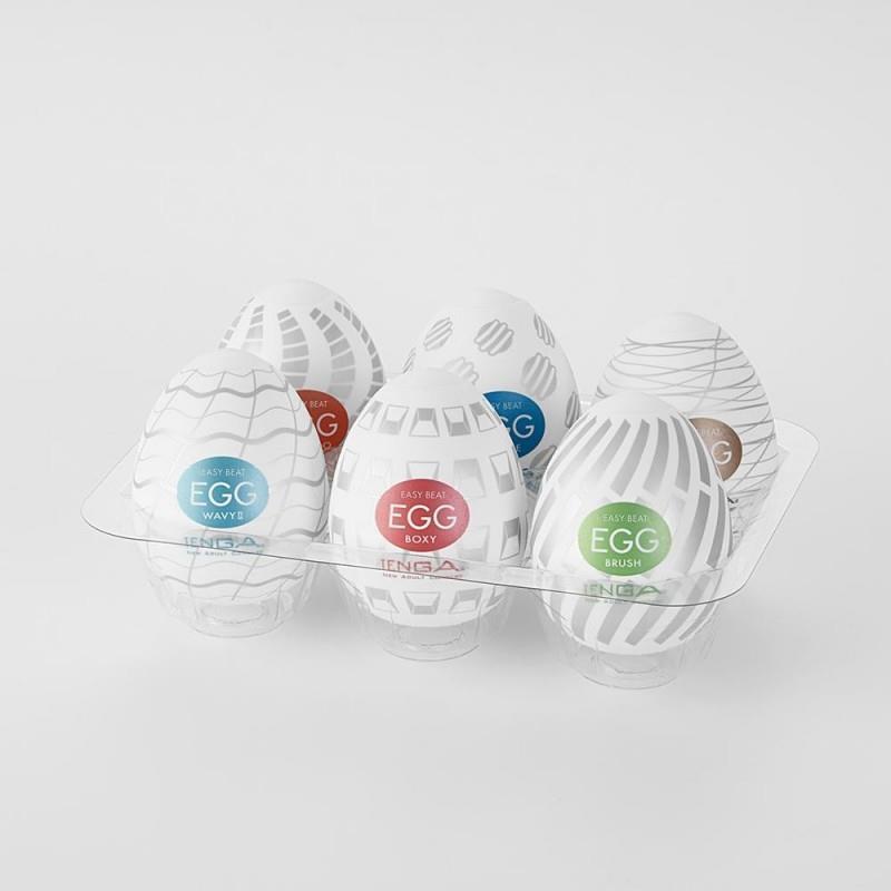 Tenga - Easy Beat Huevo Masturbador Pack 6 Uds