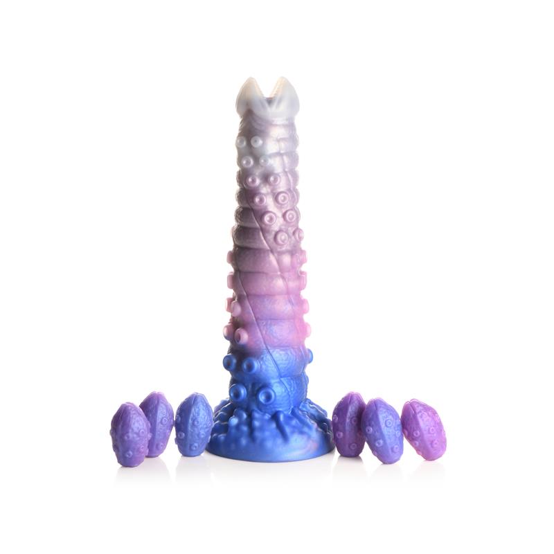 Tenta-Queen Dildo Ovipositor Con 6 Huevos