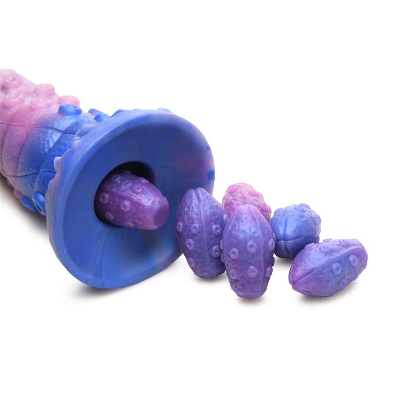Tenta-Queen Dildo Ovipositor Con 6 Huevos