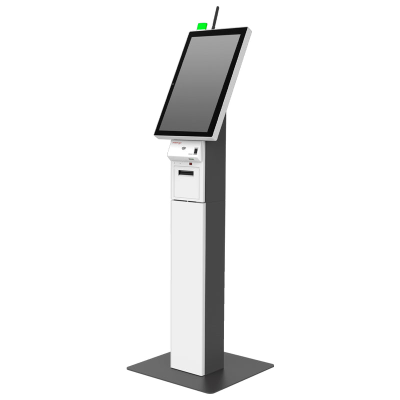 Terminal Kiosko Ek Series, 21.5, Intel J6412, Windows 11 Iot, 8gb Ram, 256gb Ssd M2, Impresora 80 Mm, Lector Nfc, Wifi, Bluetooth. Stand Tipo Pedestal.