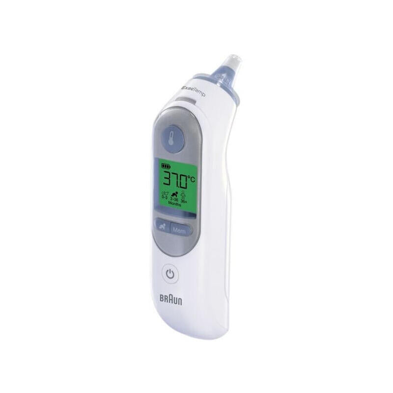 Termómetro Infrarrojo Braun Thermoscan 7 Teledetección Blanco Oído