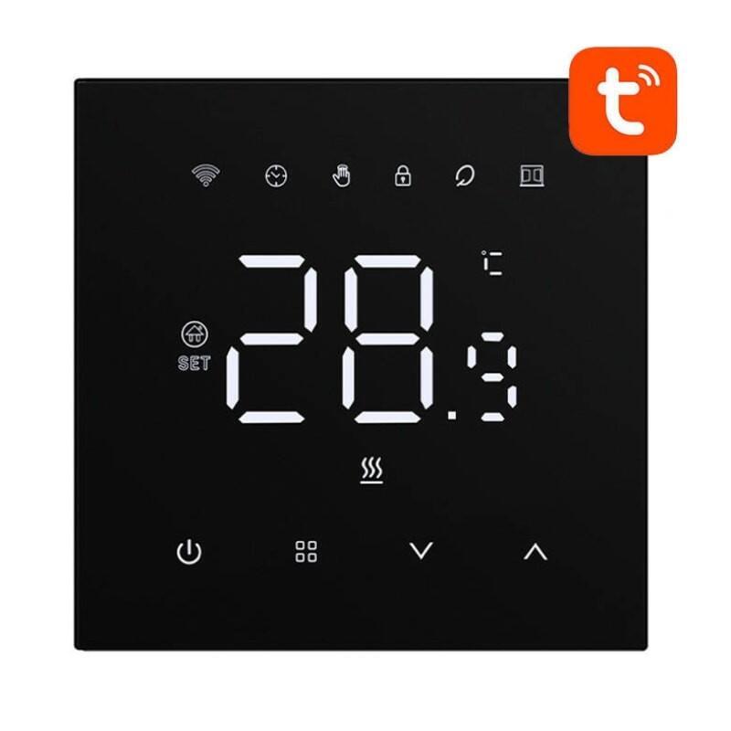 Termostato Inteligente Avatto Wt410-Bh-3a-B Wifi Negro
