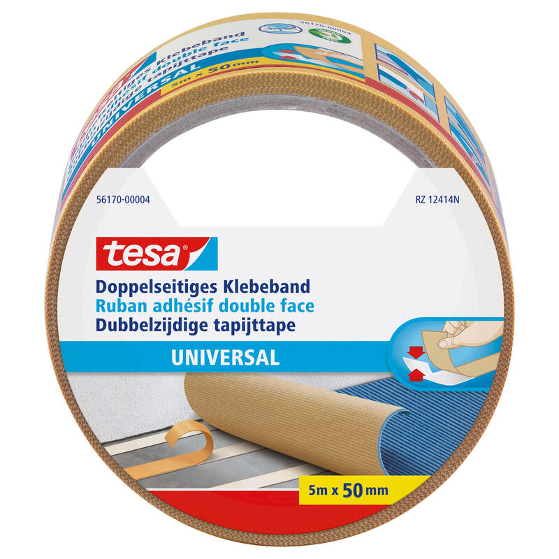 Tesa Cinta Adhesiva Doble Cara Universal 5m 50mm
