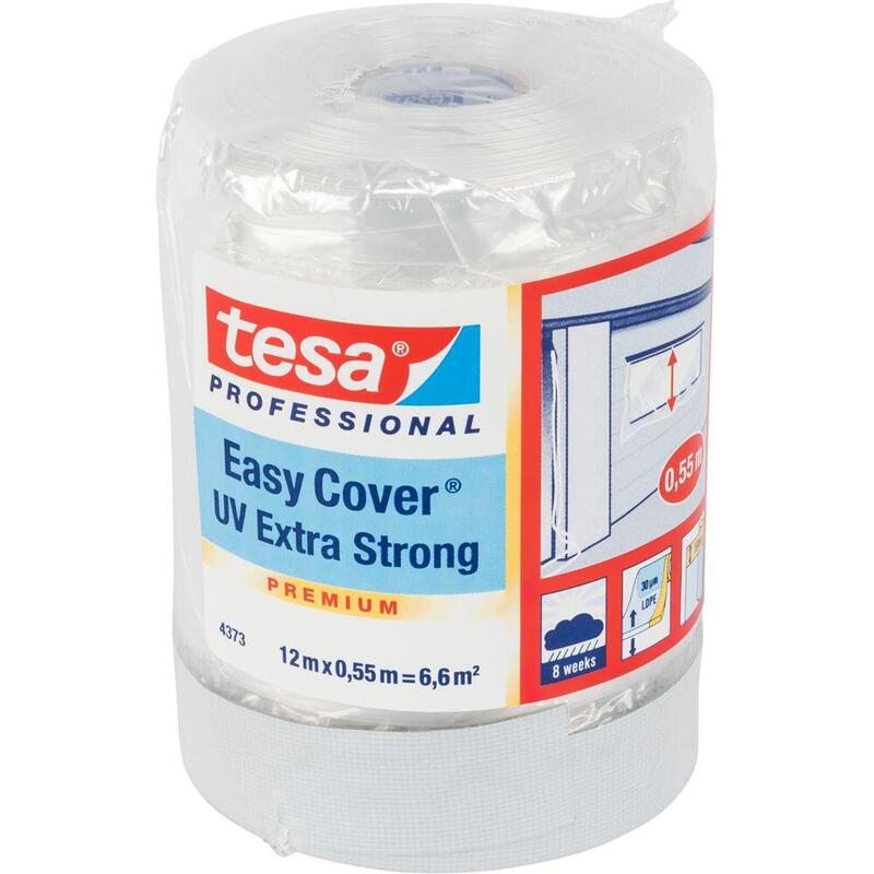 Tesa Masking Film 12m X 55cm Easy Cov. Premium Transp. 04373
