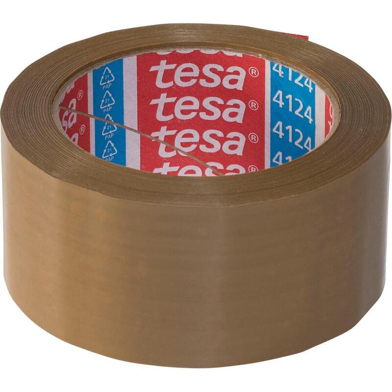 Tesa Packband 66m X 50mm Pvc Braun 04124