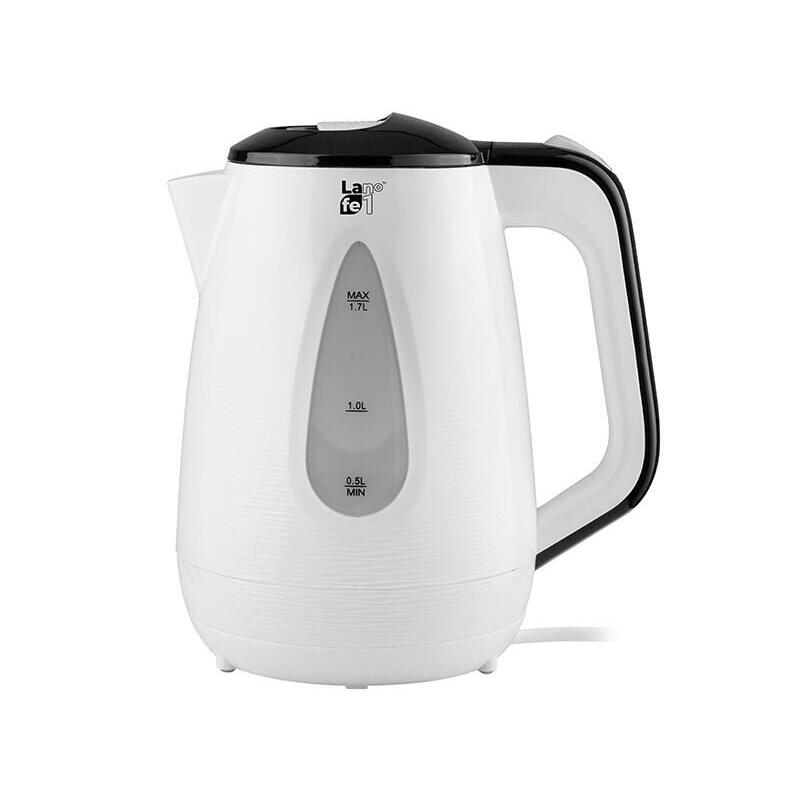 Tetera Flafe Ceg018 White Eléctrica 1,7 L Negro, Blanco 2200 W