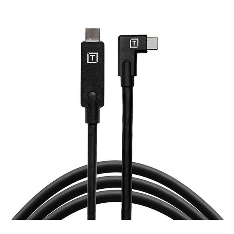 Tether Tools Tetherpro Usb-C To Usb-C Right Angle Black