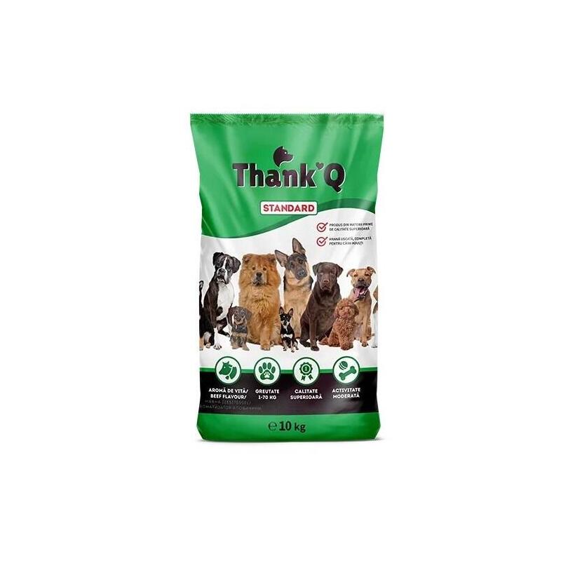 Thank'Q Standard Smak Wolowiny Karma Para Perro 10kg